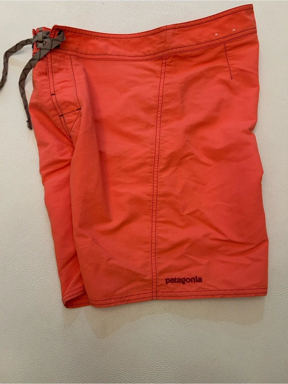 Patagonia Men's Swim Board Shorts with Gray Drawstring